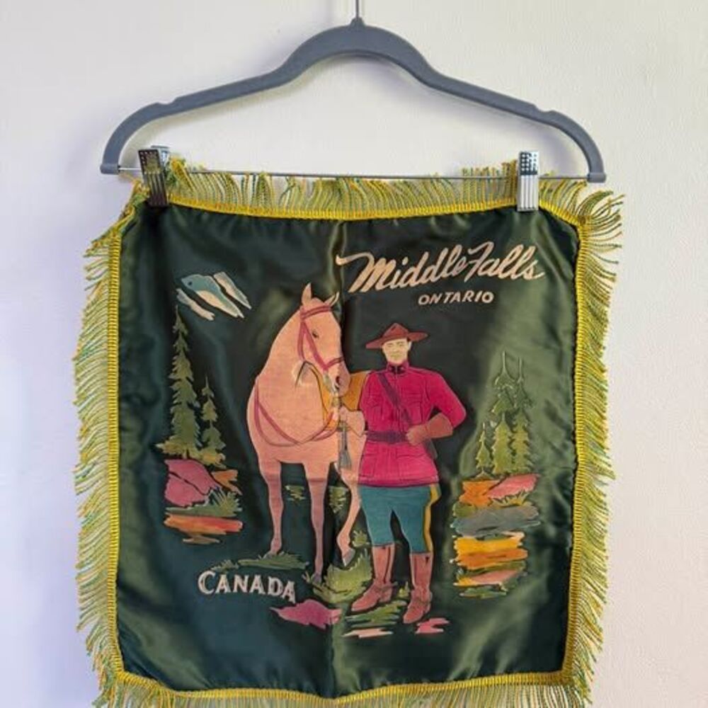Vintage Canada Souvenir Pillowcase